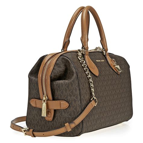 michael kors satchels long strap|Michael Kors grayson satchel small.